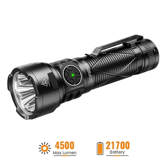 SOFIRN SR15 4500 Lumens Rechargeable Flashlight